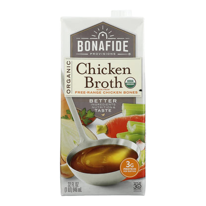 Bonafide Provisions Organic Chicken Bone Broth 32 Oz Case of 6