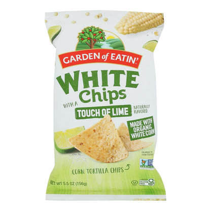 Garden of Eatin' Organic White Corn Lime Chips (Case of 12, 5.5 Oz. Each)
