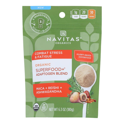 Navitas Organics Superfood Blend: 6.3 oz Adaptogenic Sprouted Superfoods, Case of 6