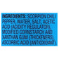 Woodstock Scorpion Pepper Hot Sauce, Case of 12, 5oz Bottles