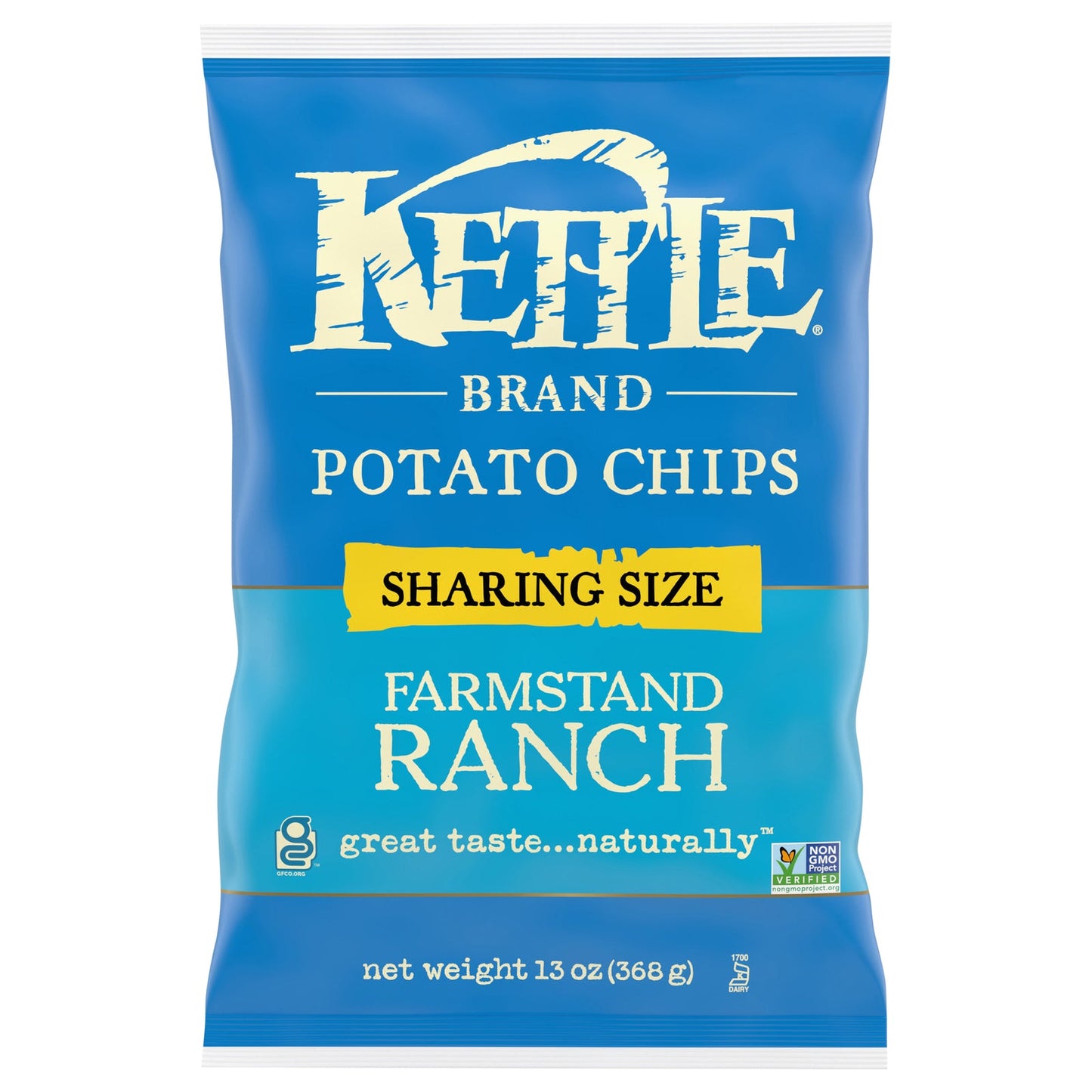 Kettle Brand Ranch Flavored Potato Chips, 13 Oz