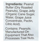 Split Nutrition Peanut Butter & Grape 10 Pack - 1.34 oz
