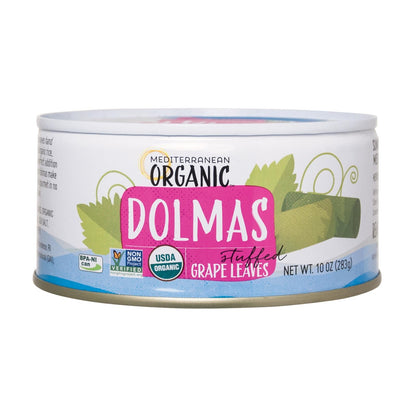 Mediterranean Organic Organic Stuffed Grape Leaves (dolmas) - Case Of 12 - 10 Oz