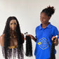 Bohemian humanhair Knotless-Ready to ship (Tara)