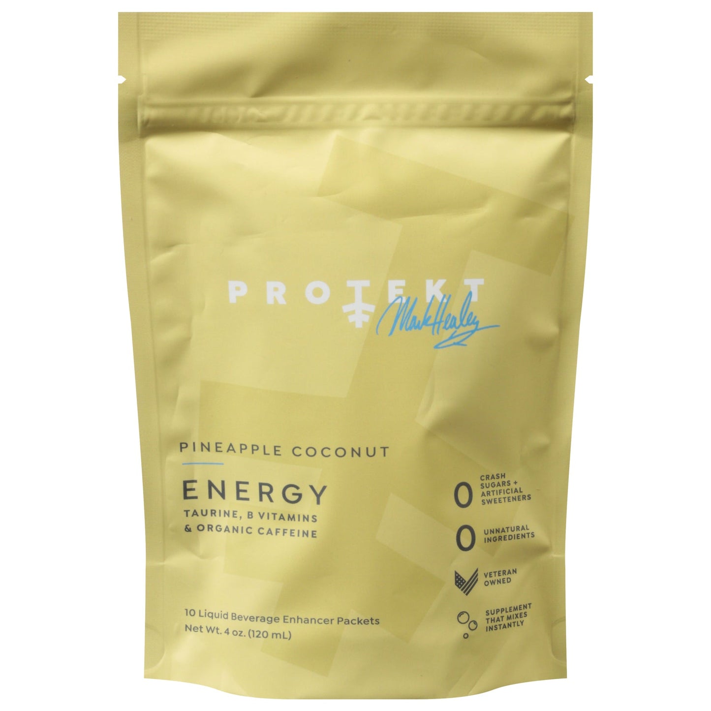 Protkt LQ Energy Drink Pineapple Coconut 10-Pack, 6-Case (4 Fz)