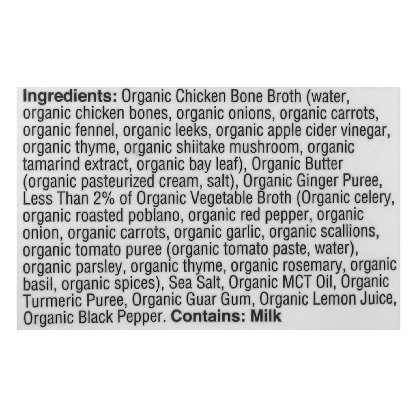 Kettle and Fire, Keto Bone Broth Butter Chicken, Case of 6, 16.9 Oz
