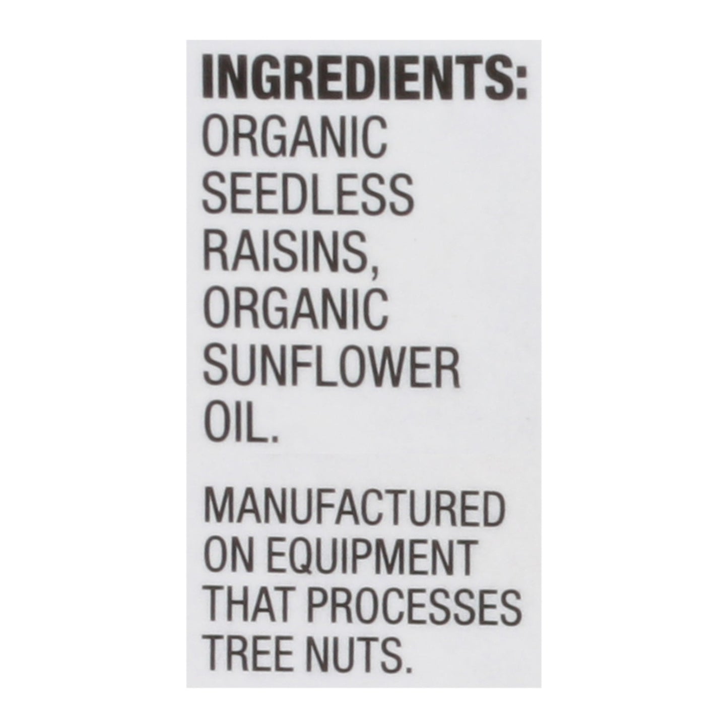 Made In Nature Seedless Raisins, 6 Pack - Case of 12 (1 Oz Each)