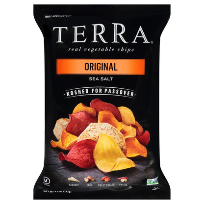 Terra Chips Sea Salt Original Passover Chips - 6.8 oz - Pack of 12