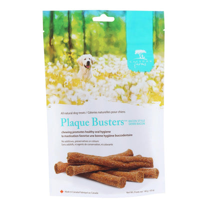 Caledon Farms Beef Bacon Recipe Flavor Dog Treats (4.9 Oz Pack of 4)