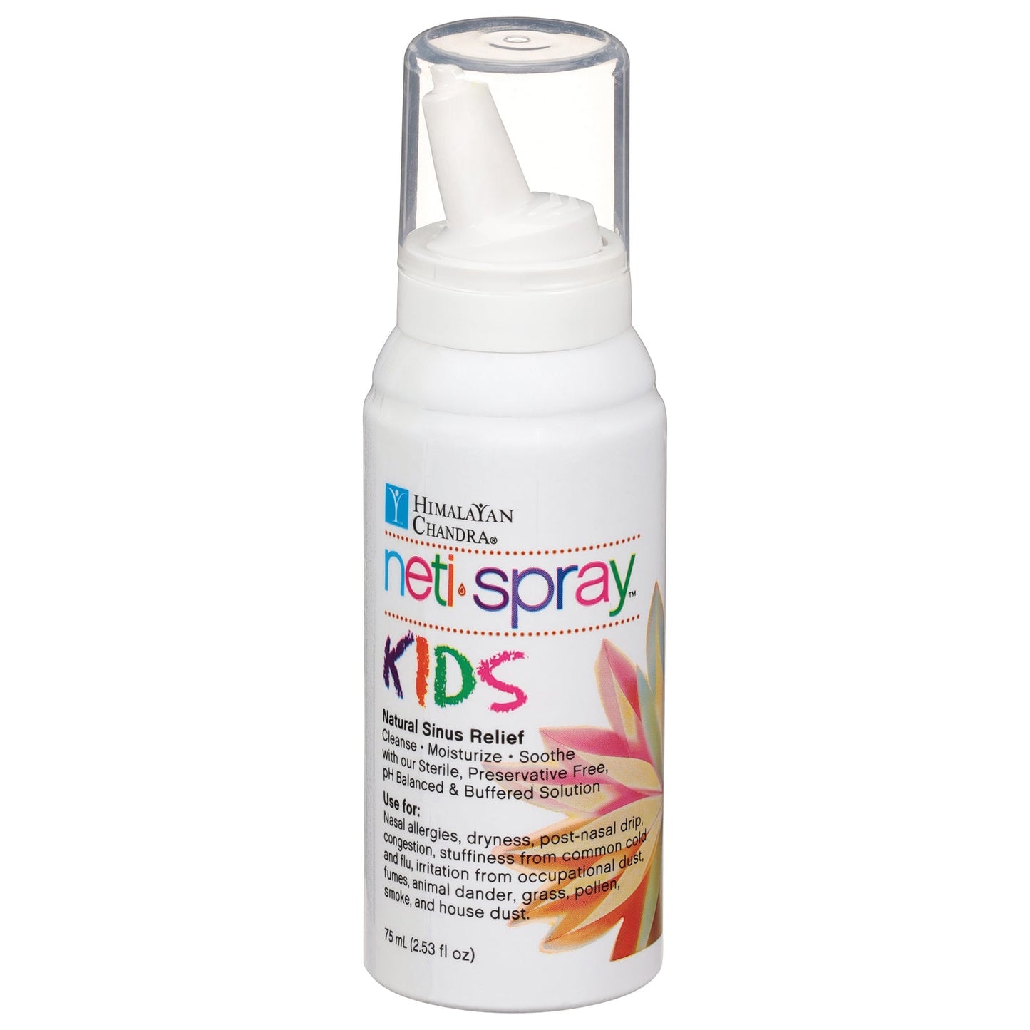 Himalayan Chandra Neti Nasal Spray for Kids, Gentle Saline Mist, 2.53 fl oz