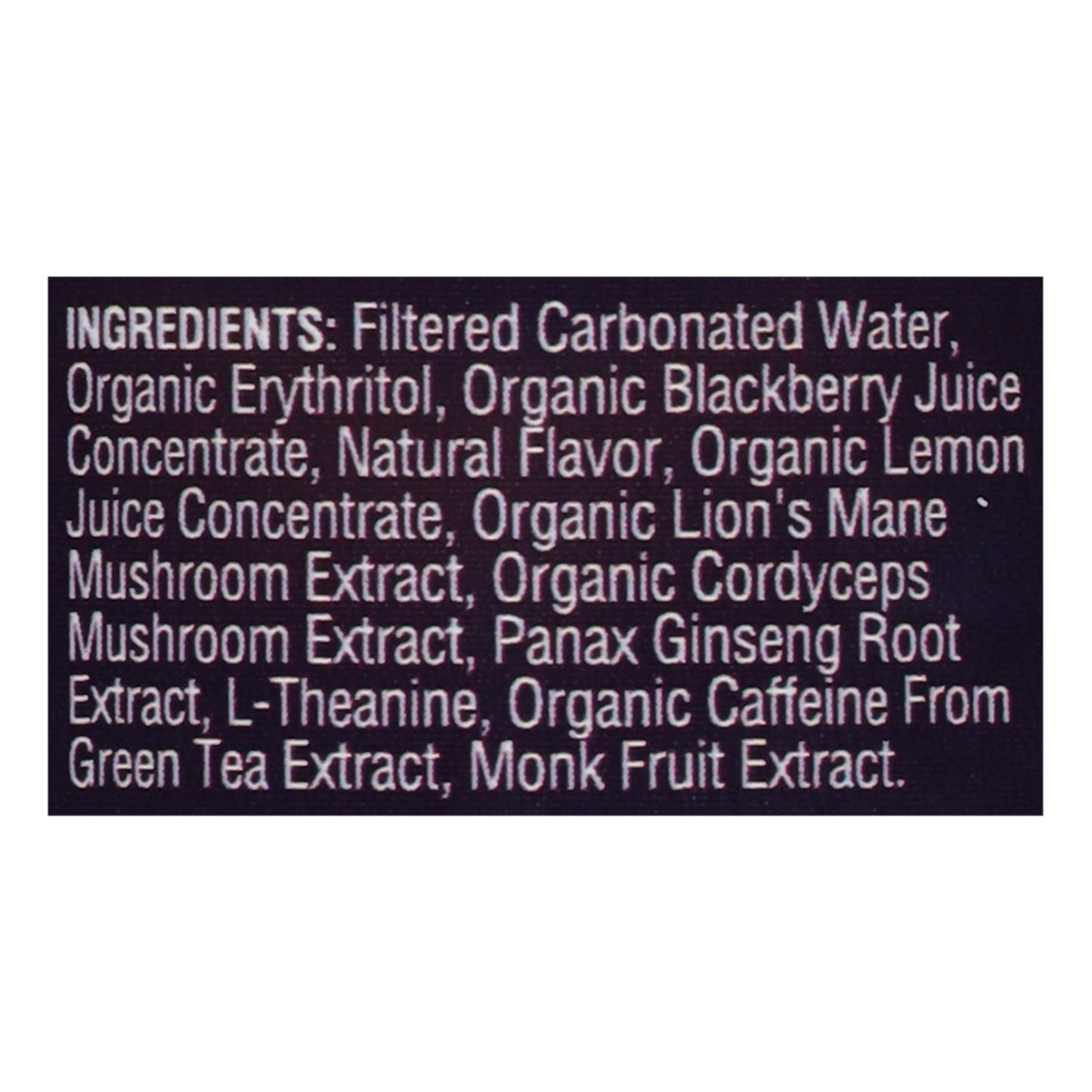 Odyssey Sparkling Energy Drink Blackberry Lemon 12-Pack