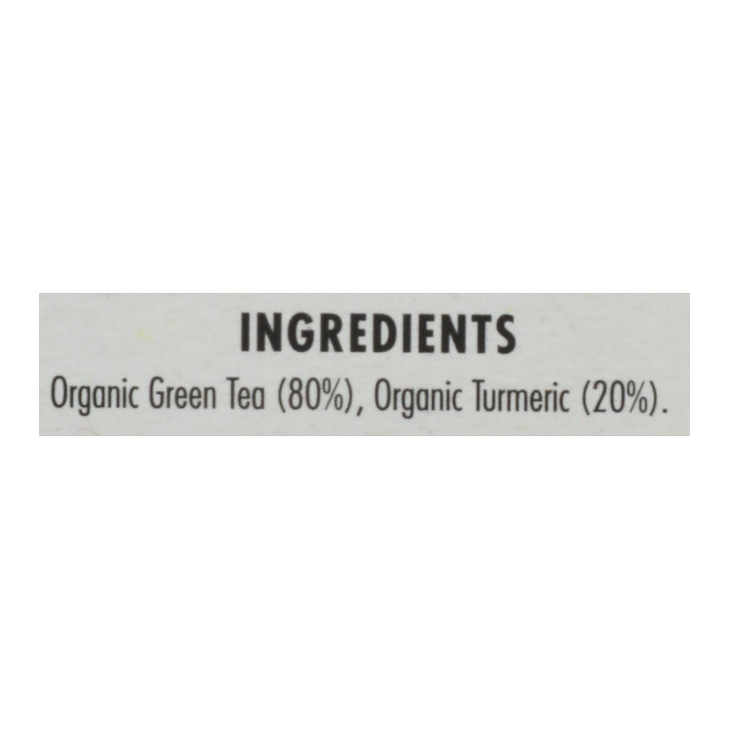 Heath & Heather Green Turmeric Tea - Case of 6 (20 Count)