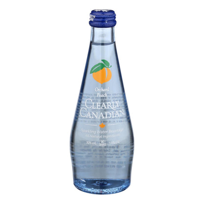 Clearly Canadian Orchard Peach Sparkling Water, Naturally Flavored, 12-Pack, 11 fl oz Each