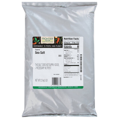 Frontier Herb Coarse Sea Salt - 5 lb Bulk Item