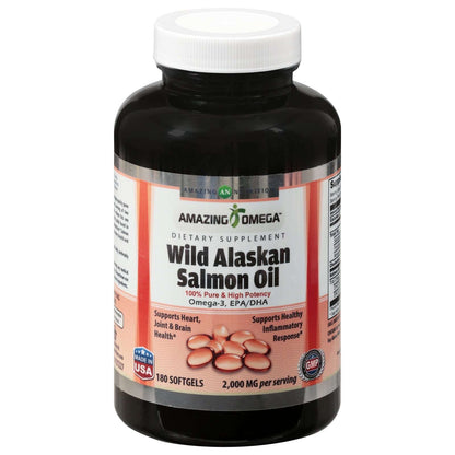 Alaskn Omega Salmon Oil - 2000mg, 180 Softgels