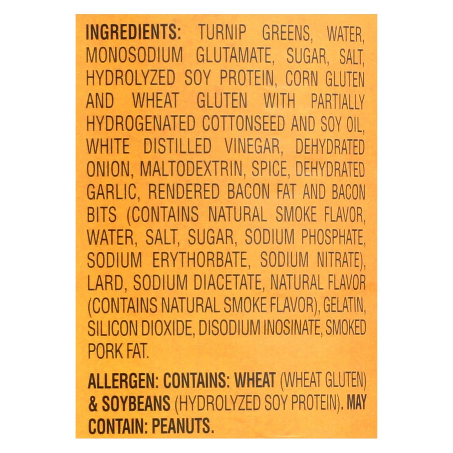 Sylvia's Specially-Seasoned Turnip Greens, 14.5 Oz, Case of 12