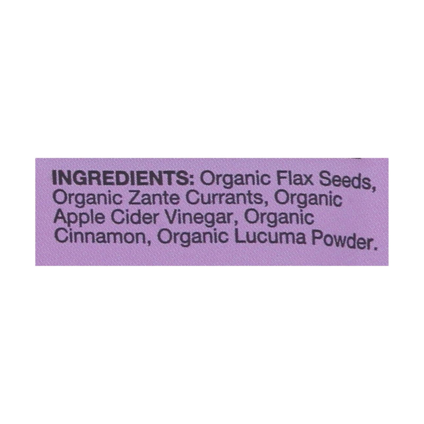 Doctor In The Kitchen Organic Flax Seed Crackers - Cinnamon & Currants - 5oz