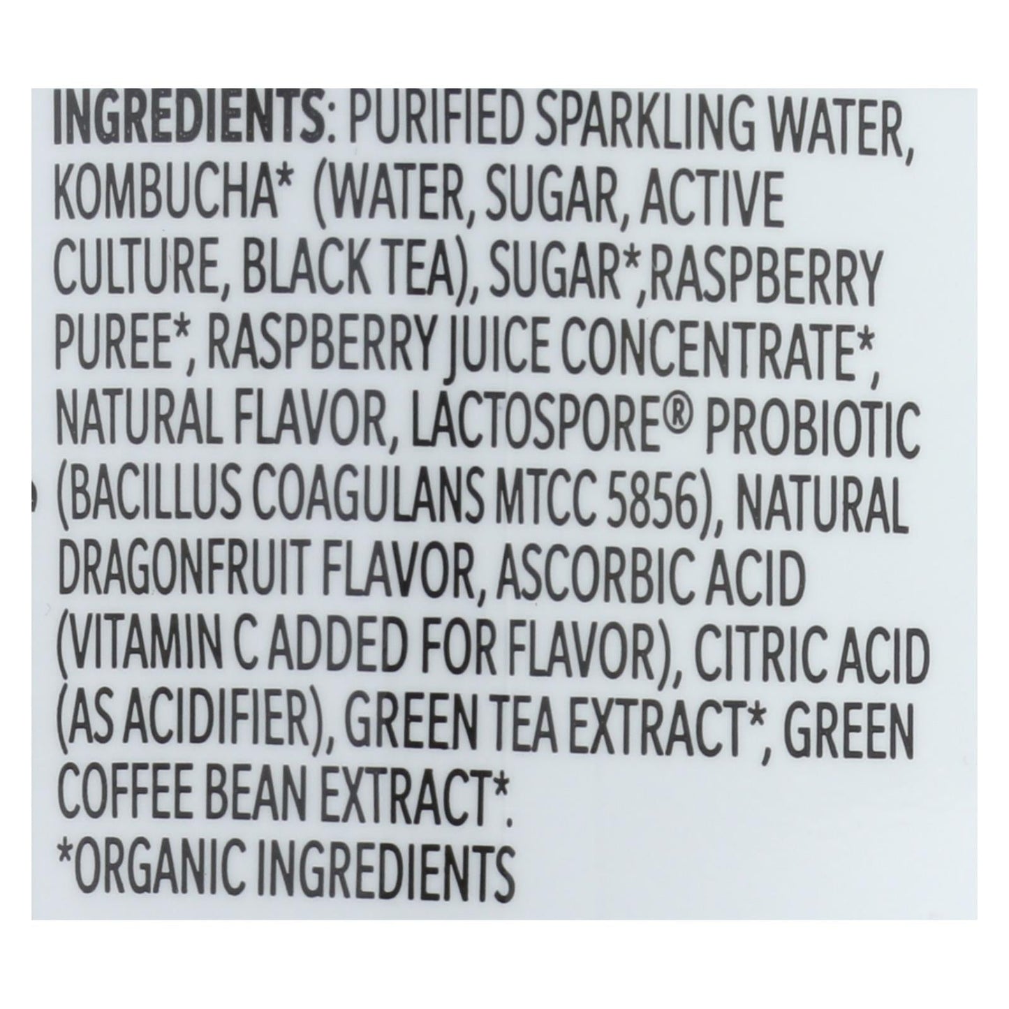 Koe Raspberry Dragonfruit Kombucha - 12 FZ Pack