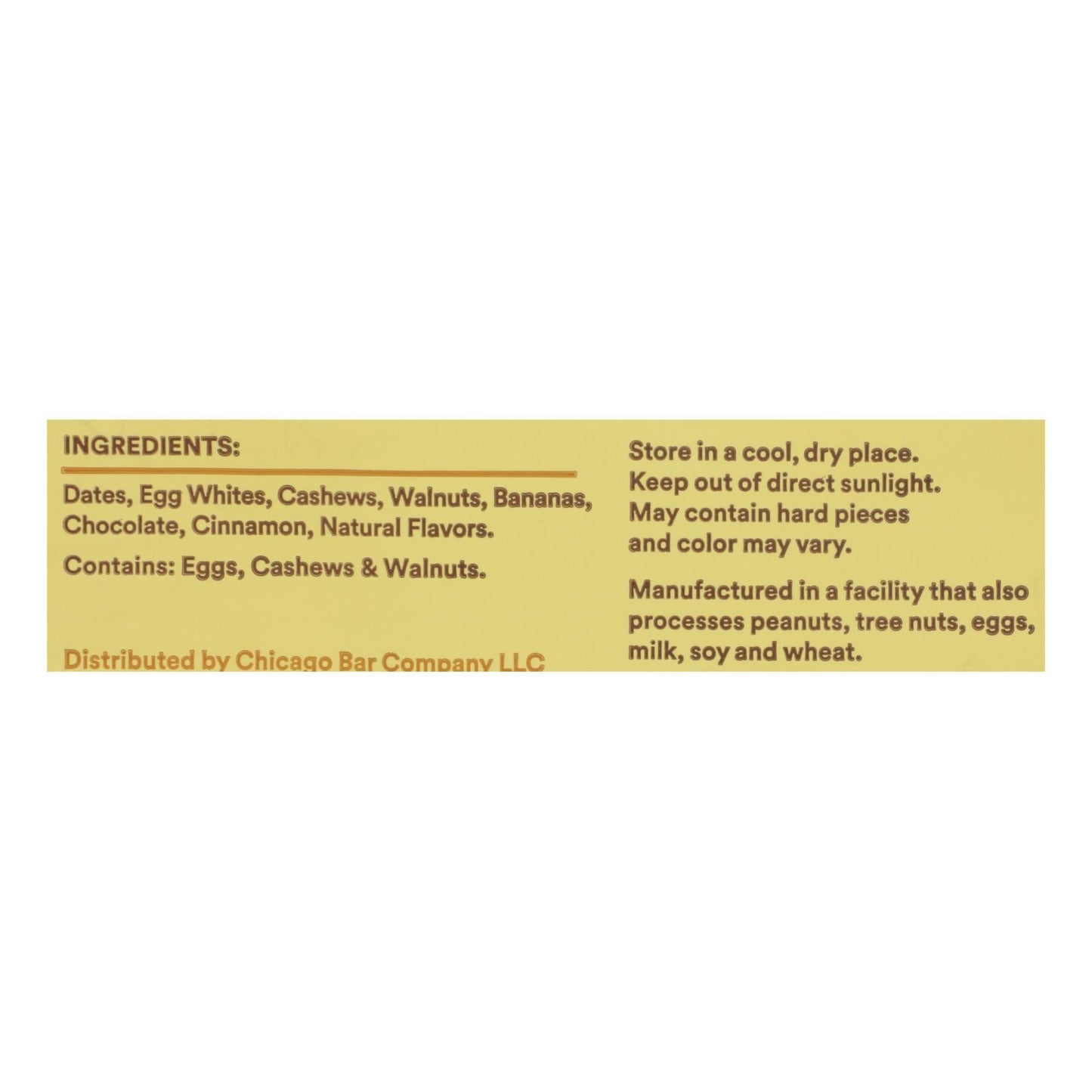 Rxbar Protn Bar - Ban Chocolate Walnut - Case of 12 - 1.83 Oz