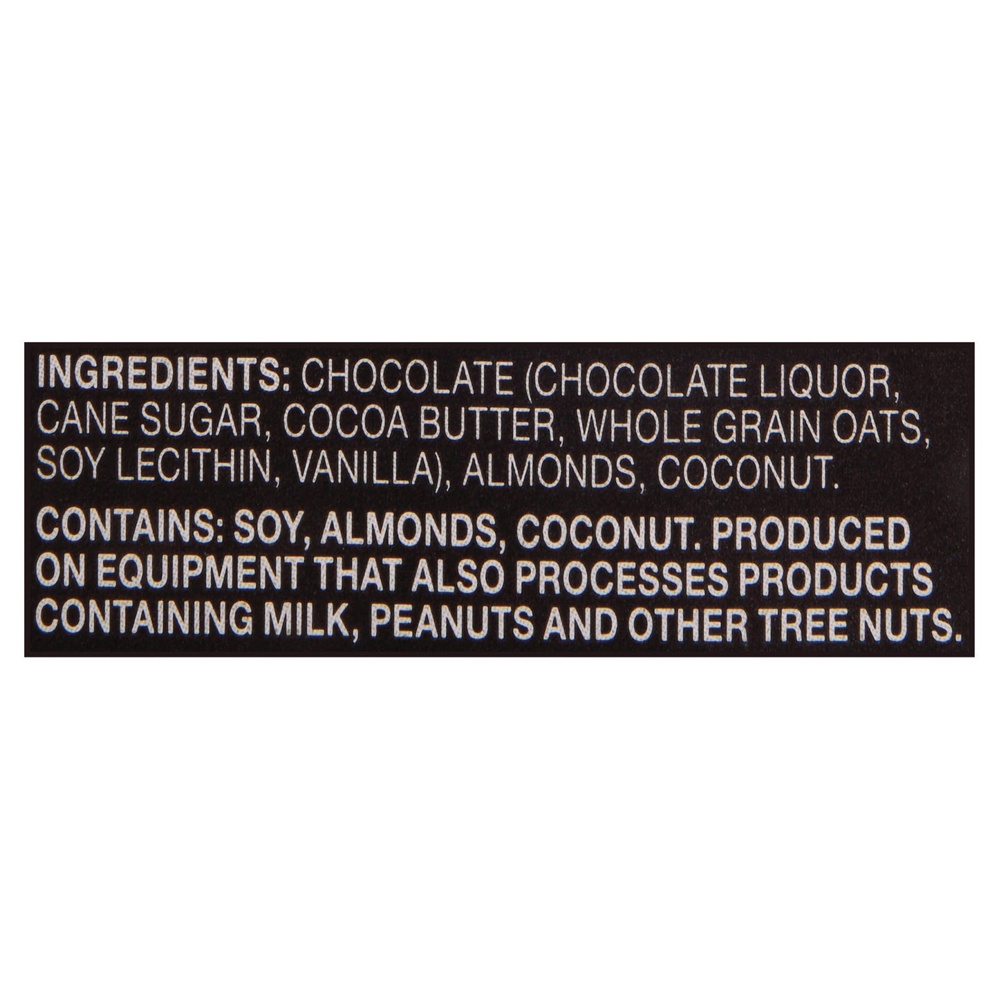 Organic Endangered Species Chocolate Dark Chocolate Coconut Almond Oat Milk - 12-3 Oz Bars