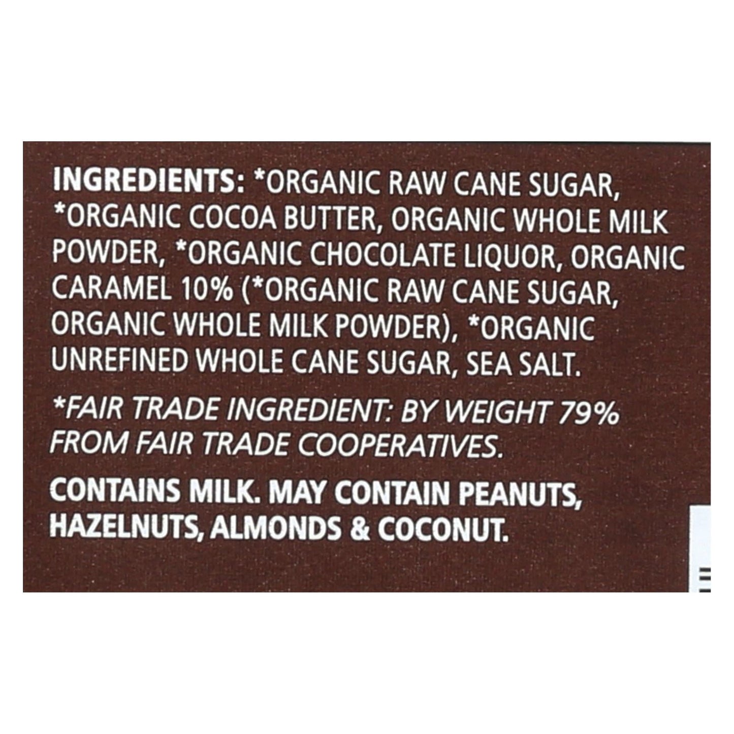 Equal Exchange Organic Dark Chocolate Caramel Crunch with Sea Salt - 2.8 oz. - Case of 12