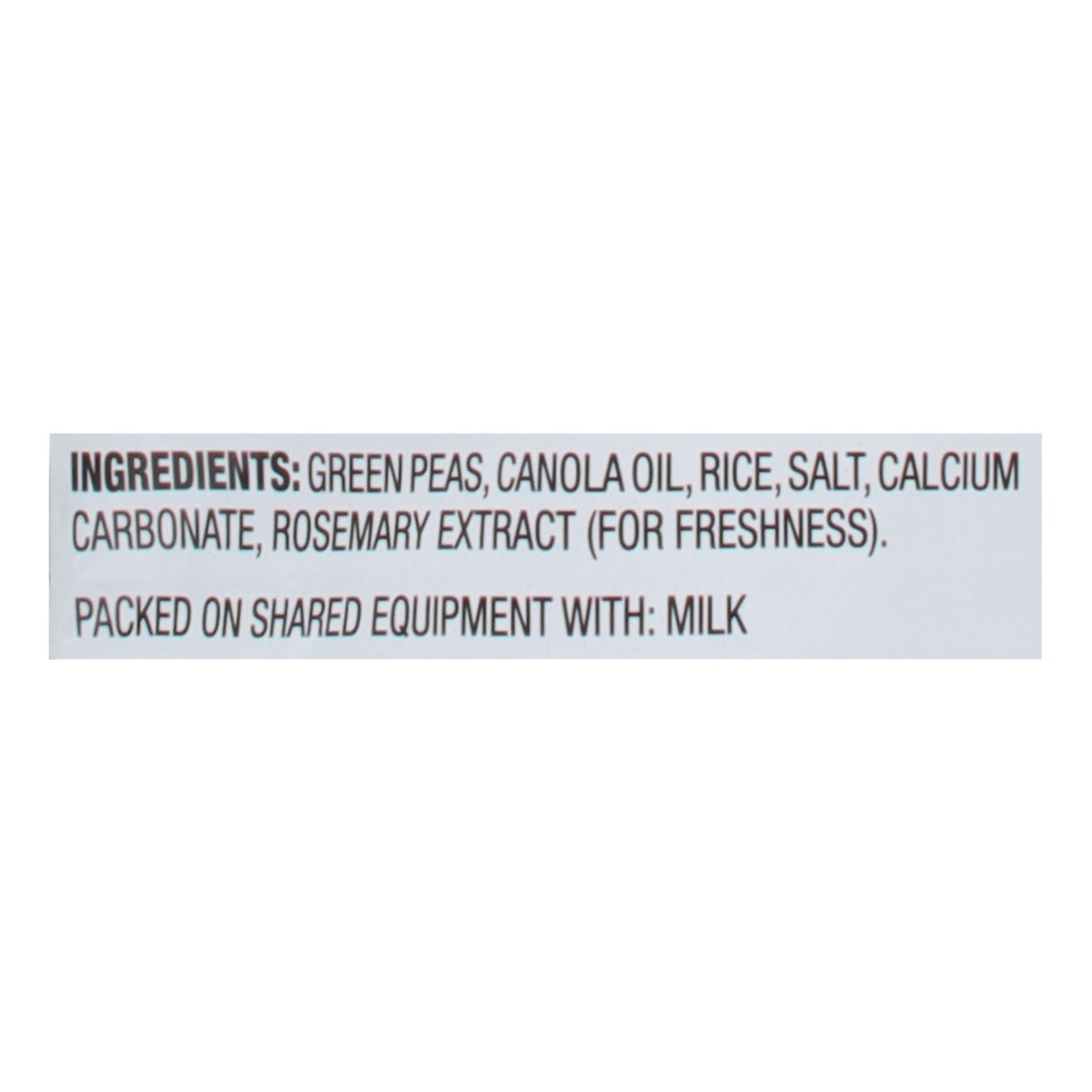 Harvest Snaps Crisps Green Pea Lightly Salted - 10 Oz (Case of 6)