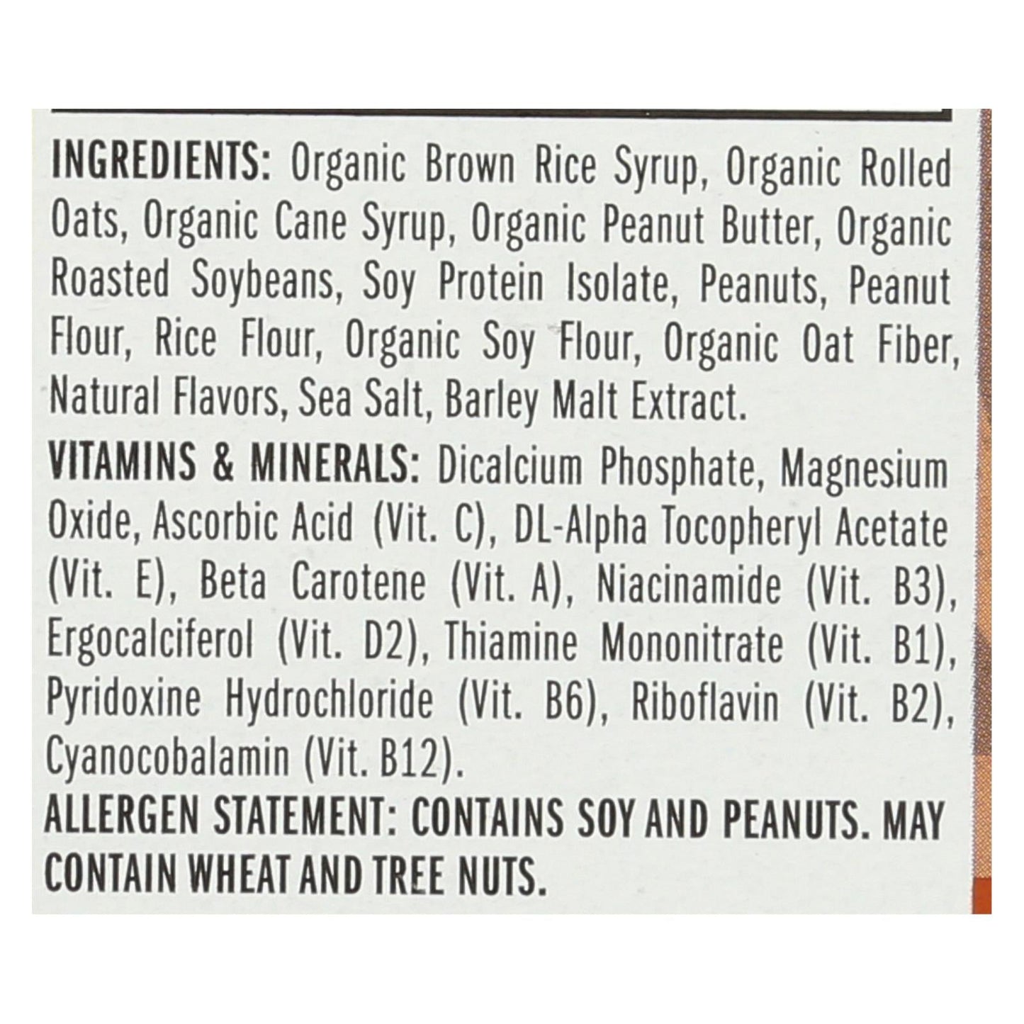 Clif Bar Organic Crunchy Peanut Butter - Case of 9 - 2.4 Oz (Pack of 6)