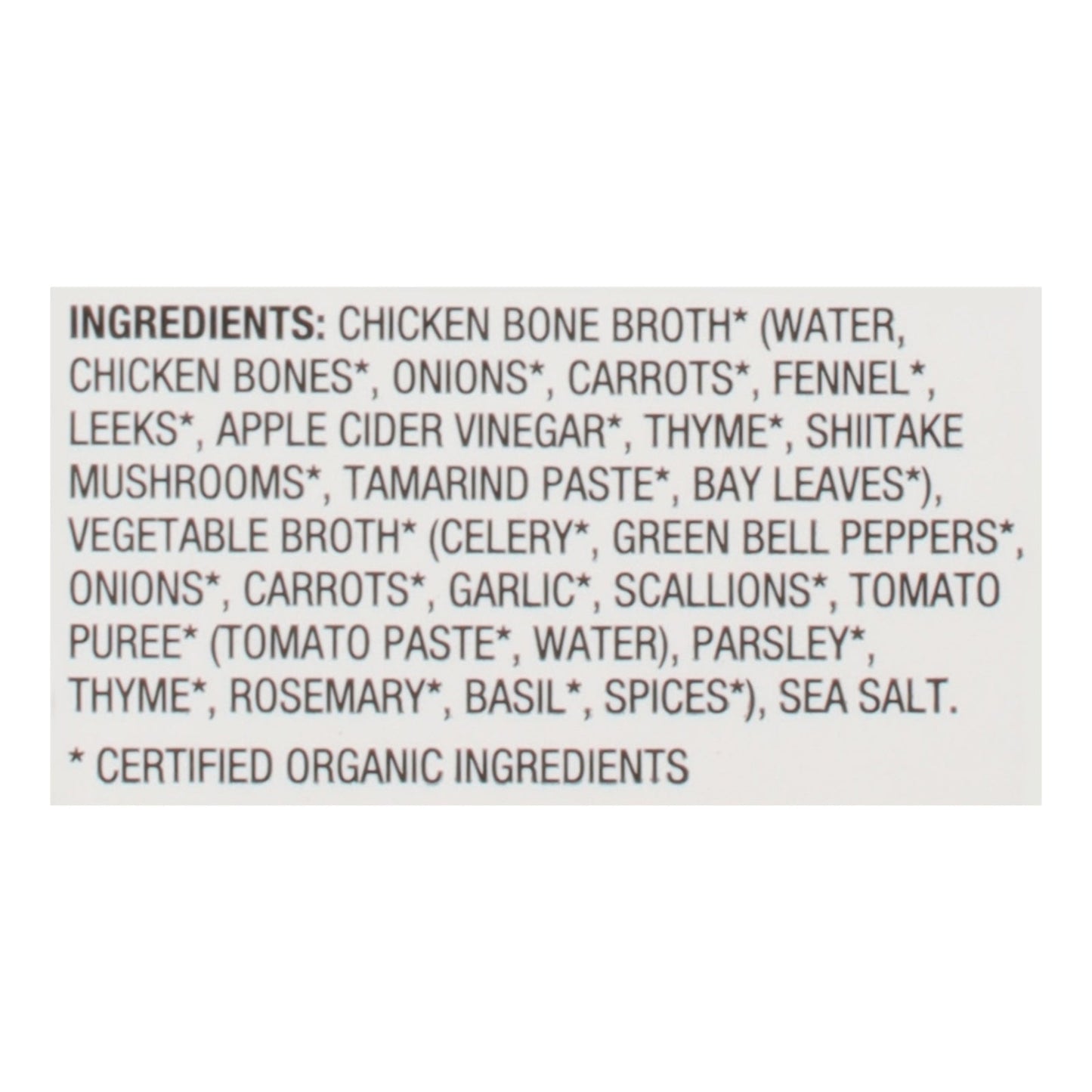 Kettle & Fire Classic Chicken Bone Broth, 6 - 32 Oz Cases