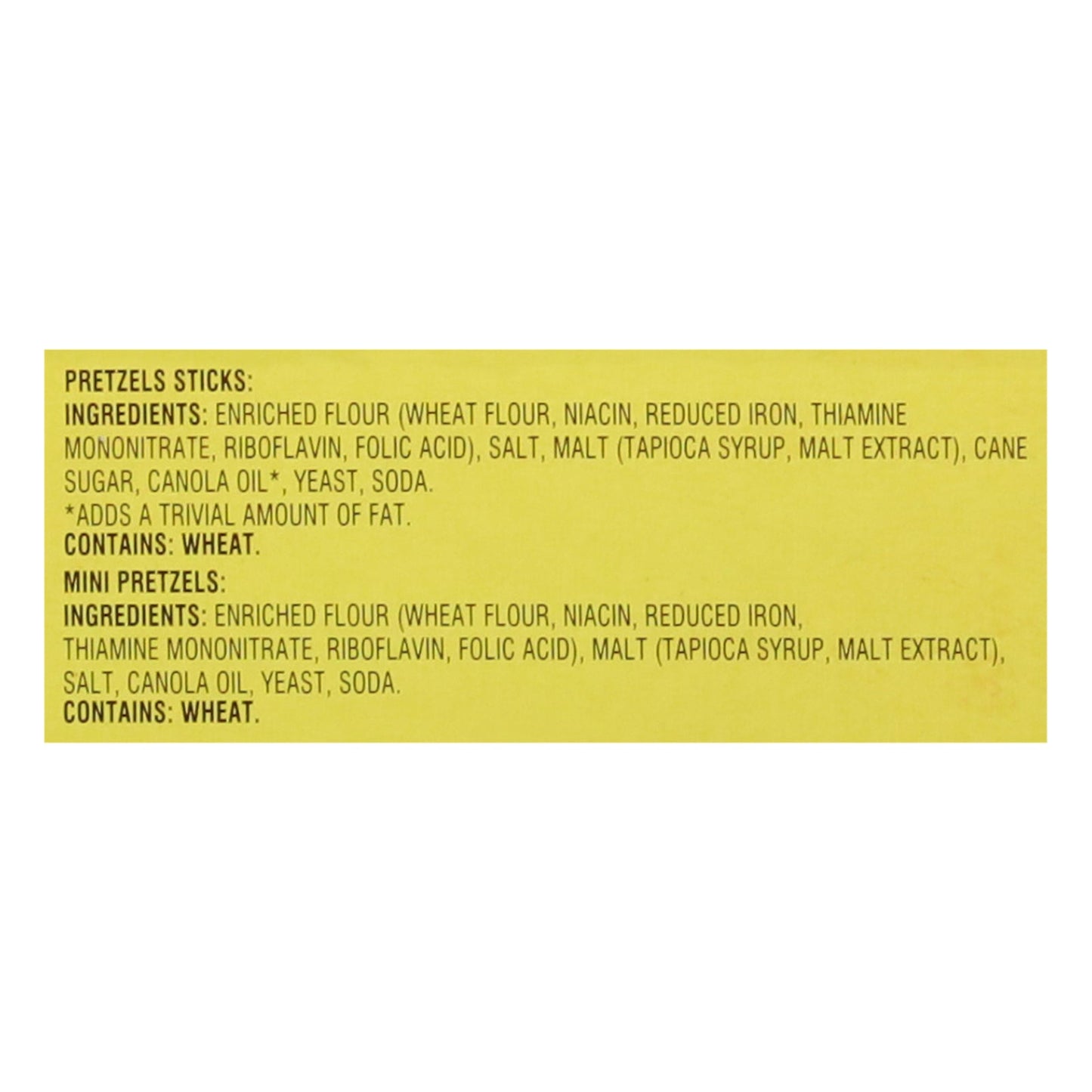 Snyder's of Hanover Pretzel Mini & Stick 20 Bag - Case of 4
