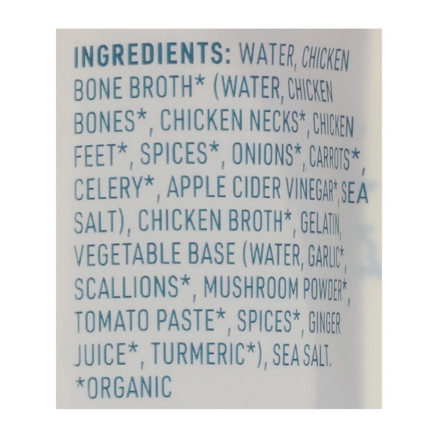 Bare Bones Broth Organic Chicken Bone Broth, 16 fl oz, Case of 8