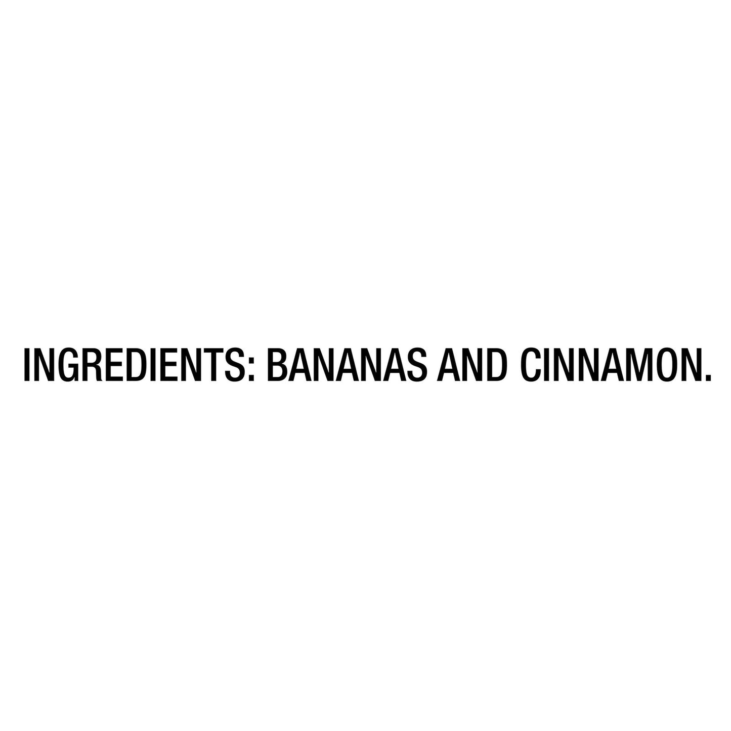 Bare Fruit Cinnamon Banana Chips - 2.7 Oz Pack of 12
