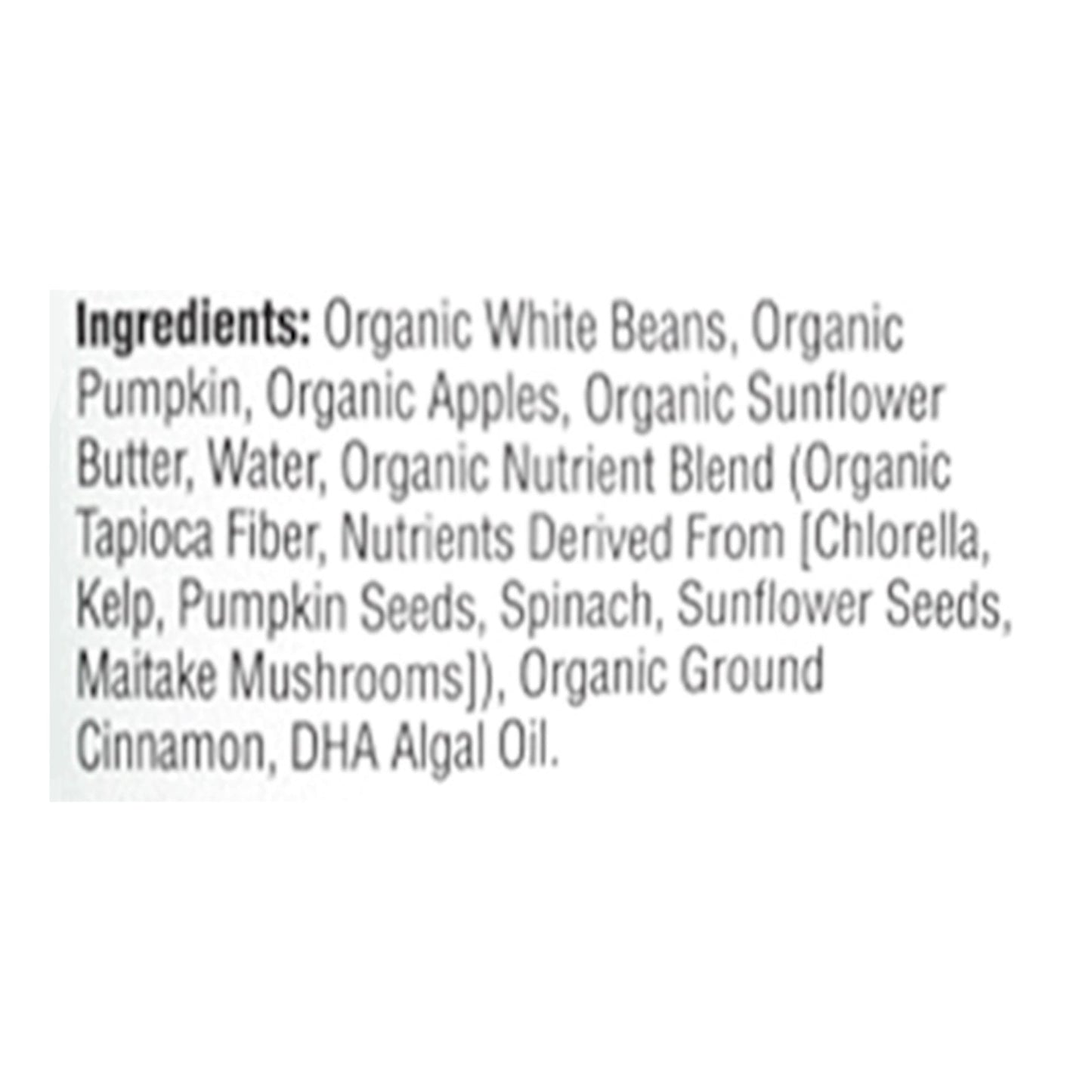 Cerebelly Organic White Bean Pumpkin Apple Puree for Babies (Case of 6 - 4 Oz)