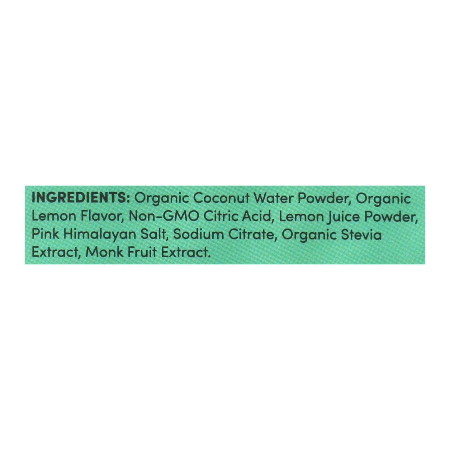 Cure Hydration Lemonade Hydration Drink Mix - 8/0.26 Oz. Packets