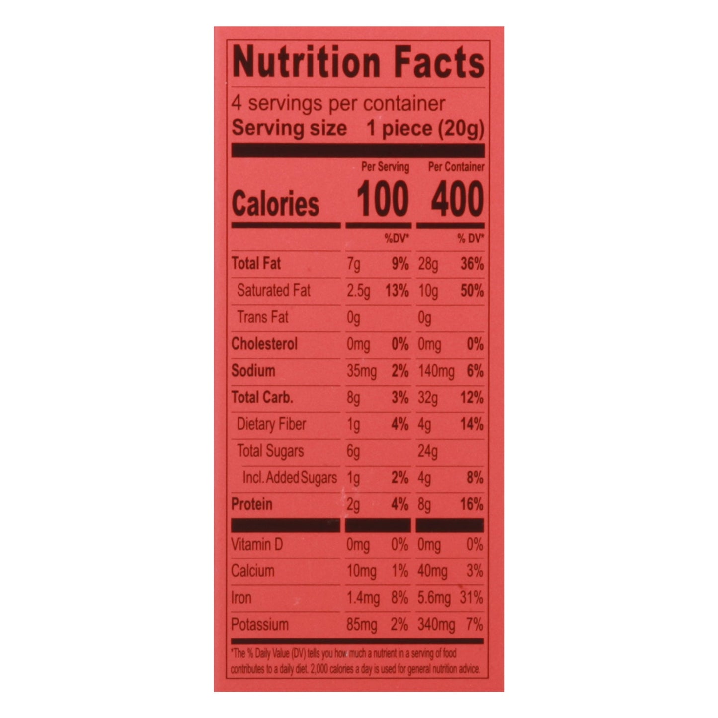 Freakin Wholesome Bites Peanut Butter Dark Chocolate - Case of 10 - 2.82 Ounces