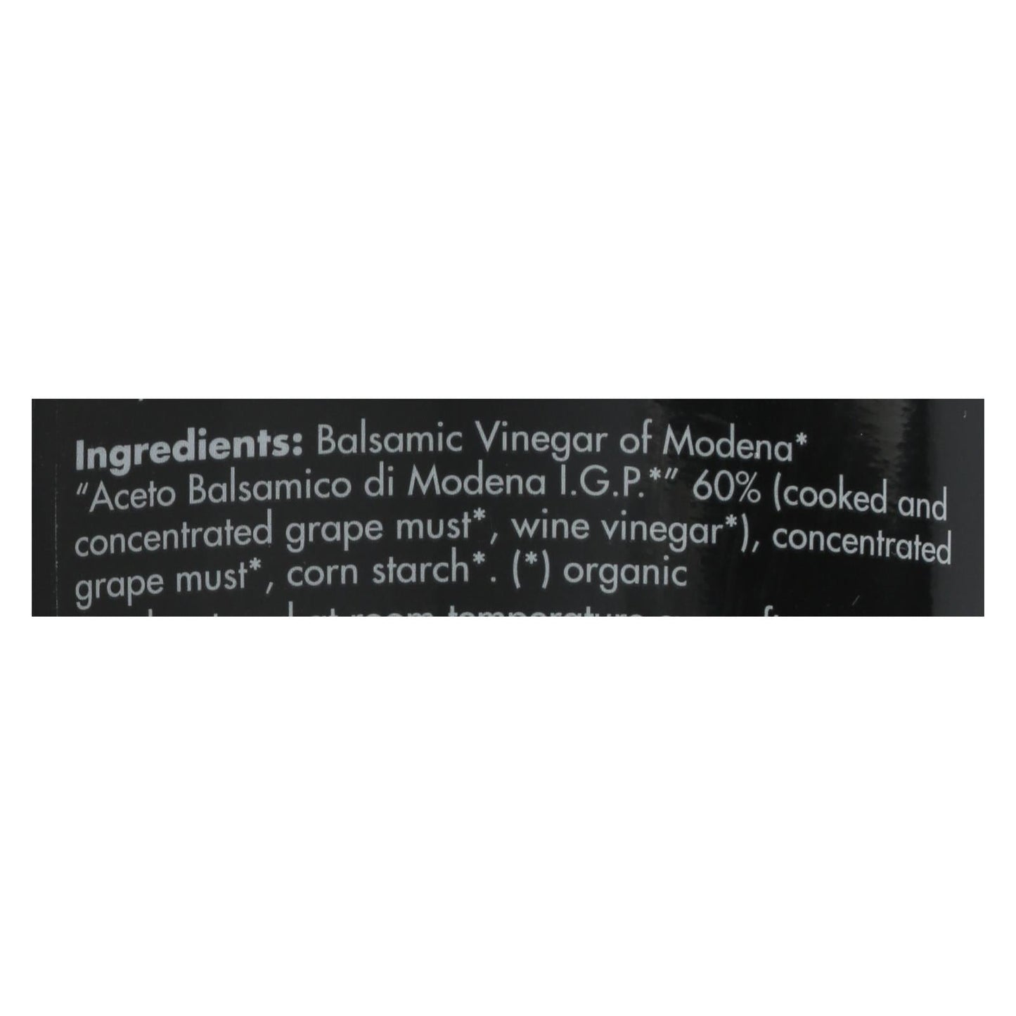 Fini Organic Balsamic Vinegar Reduction, 8.45 oz Bottles, Case of 6