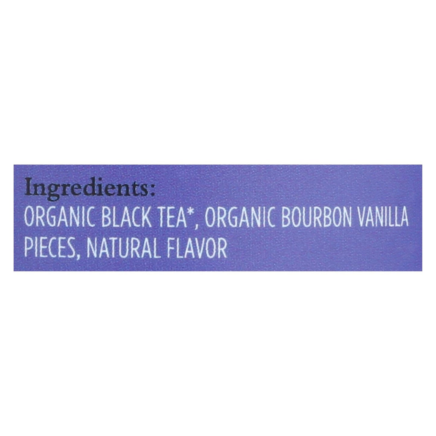 Paromi Tea Black Bourbon Vanilla Tea 15 Count Case