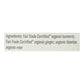 Numi Tea Organic Turmeric 3 Roots Herbal Tea, 15-Bag Cases (Pack of 6)