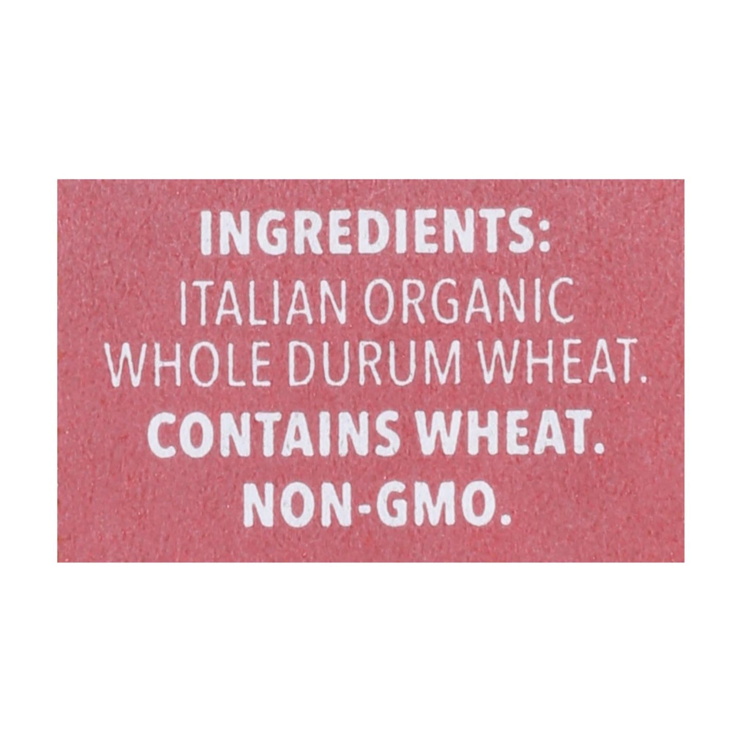 Delallo Organic Whole Wheat Number 65 Orzo Pasta, 16 oz.  (Case of 12)