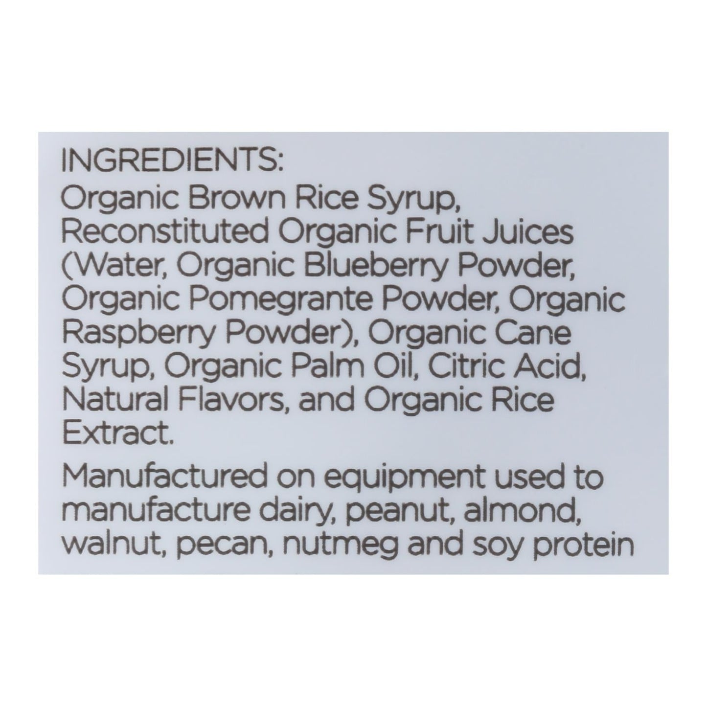 Spark Organics Fruit Chews Organic Superfruit Blend - 16 Pack, 4 Oz Each