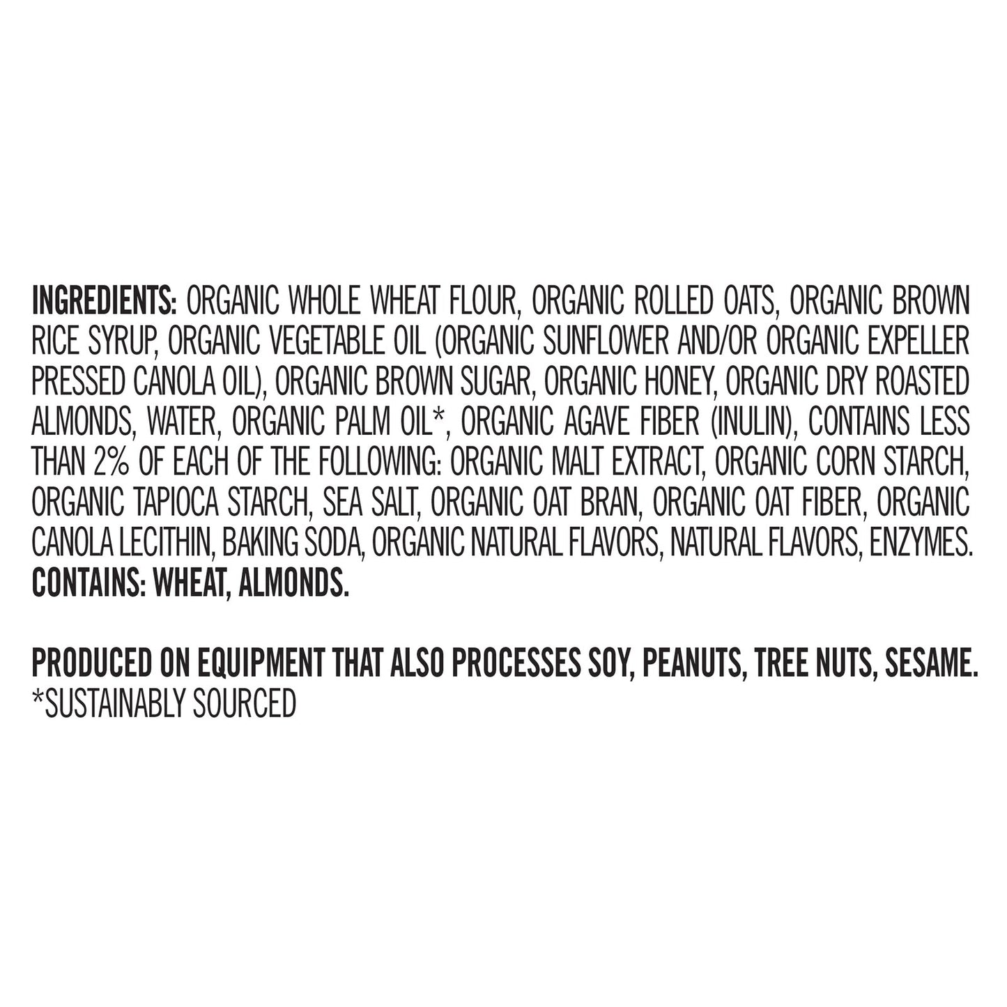 Dave's Killer Bread Bar Organic Oat-rageous Honey Almond - 12 Pack - 1.75 Oz Each