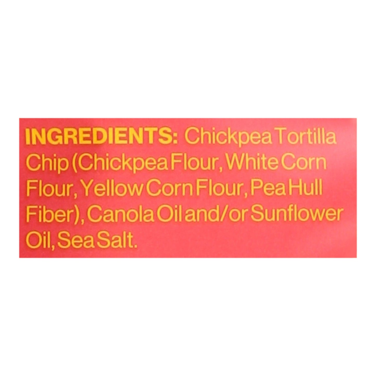 Hippeas Tortilla Chip Chickpea Sea Salt - 5 Oz - Case of 12