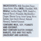Darrell Lea Milk Chocolate Rocky Road, 6.4 oz, Case of 12