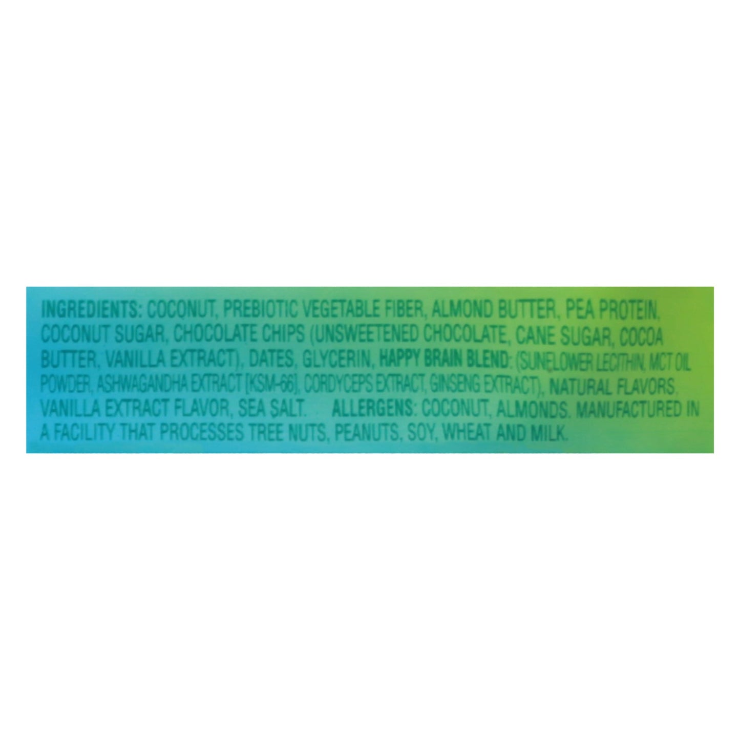 Mindright Bar Toasted Coconut - 12 Pack - 1.76 Oz