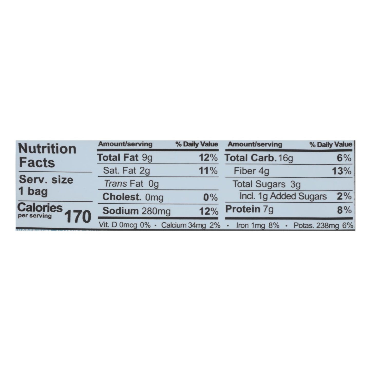 Sahale Snacks Sea Salt Bean Nut Mix - 1.25 Ounce, Pack of 18