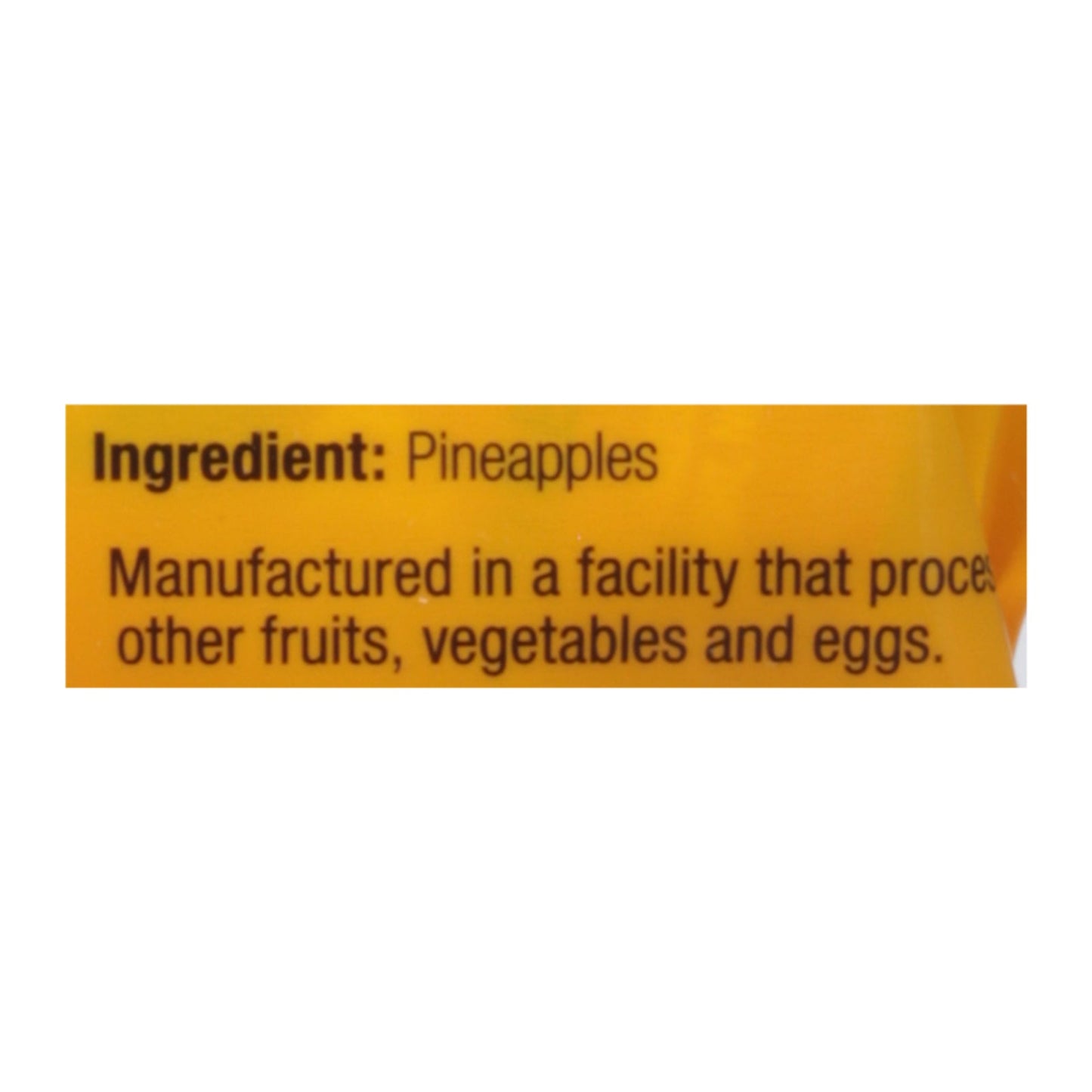 Crispy Green Crispy Pineapple Slices - 4 Packs of 8 - 2.54 Ounces