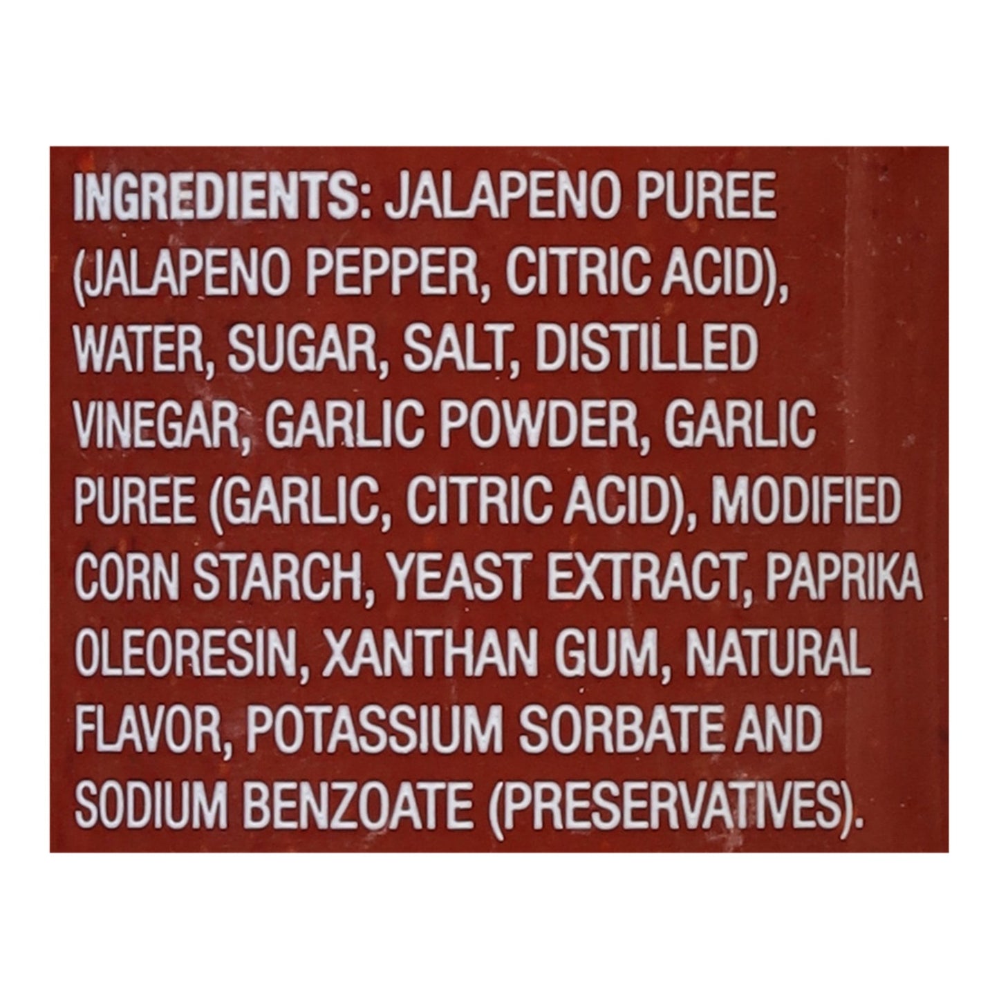 Dynasty Sriracha Chili Sauce - Case of 12 - 20 Oz Bottles