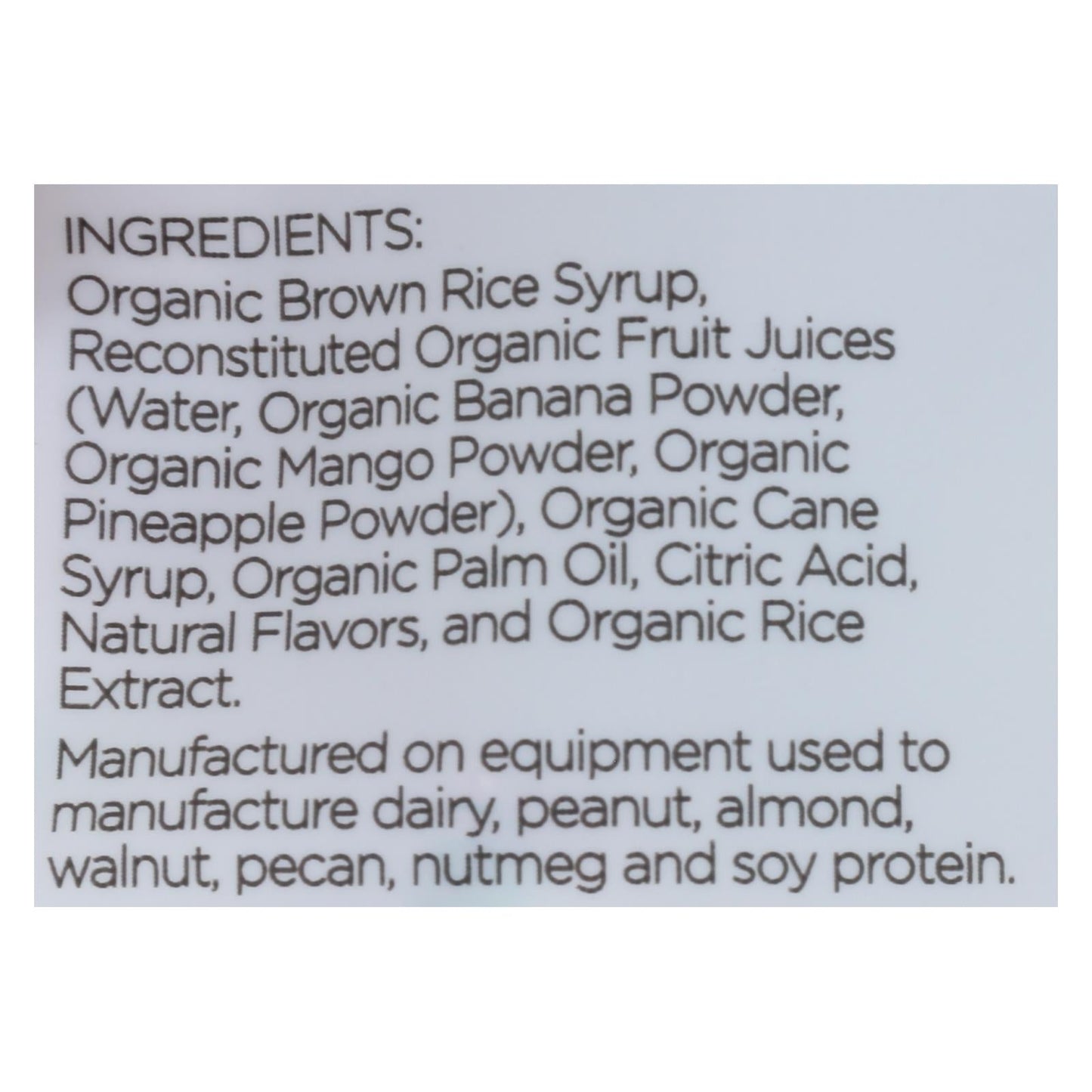 Spark Organics Fruit Chews: Sweet Tropical Goodness in 16 Pack (4 Oz per Bag)
