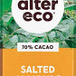 Alter Eco Dark Chocolate Salted Almond - 2.82 Oz (Pack of 12)