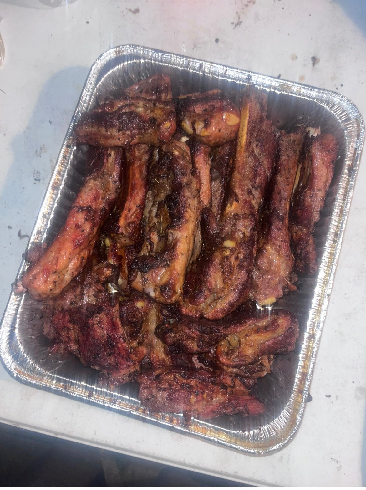 Small Tray Of Pork Ribs