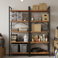 Industrial Bookshelf – /4/5/6/Triple-Tier Metal Storage Shelf